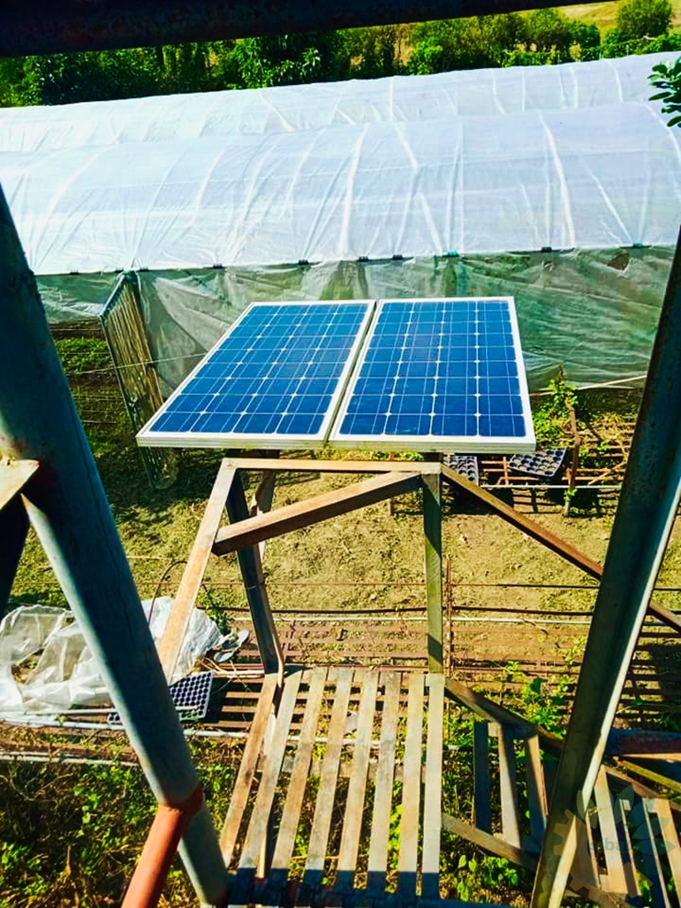 Operation and maintenance of Solar-Powered Drip Irrigation System installed at the Mangarita Organic Farm in Capas, Tarlac in 2013.